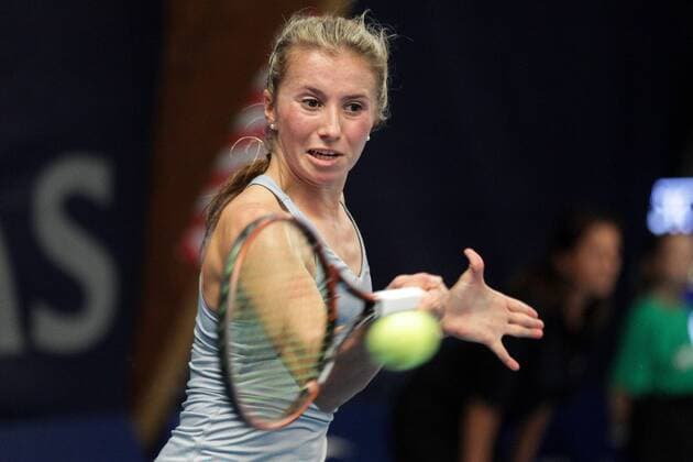 im Bild Annika Beck (GER - Deutschland) Tennis, Frauen, 2014 14.10.2014 WTA, BGL BNP Paribas Open Luxembourg - Kockelscheuer, Luxemburg
