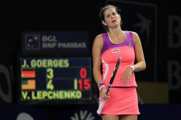 im Bild Julia Görges (GER - Deutschland) Tennis, Frauen, 2014 14.10.2014 WTA, BGL BNP Paribas Open Luxembourg - Kockelscheuer, Luxemburg