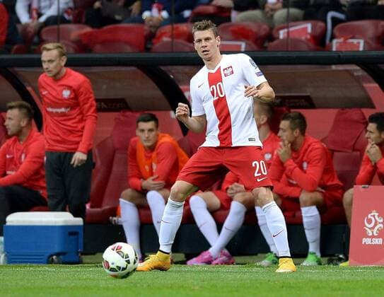 Eliminacje EURO 2016 Polska vs Szkocja EURO 2016 Qualifires Scotland vs Poland on October 14, 2014 in Warsaw, Poland. In the picture: Lukasz Piszczek  EN_01149508_0312