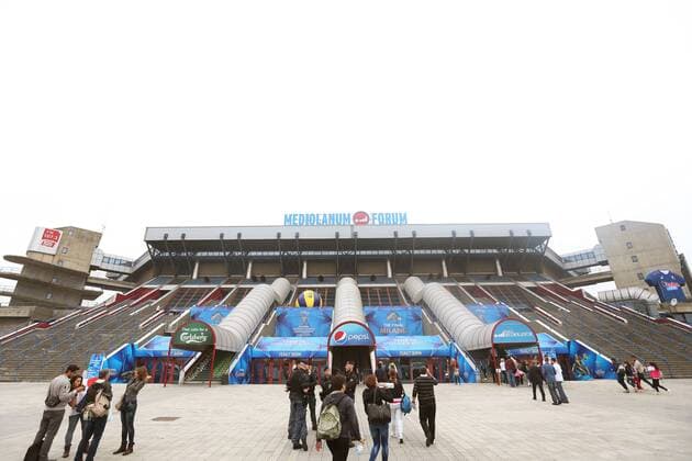 General view of Mediolanum Forum, Mediolanum Forum in Milano, ITA. Noxthirdxpartyxsales  (yafa002669)