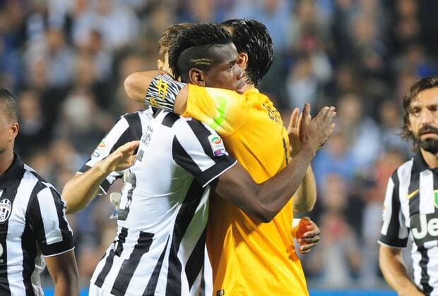 IPP20141018 Football - soccer: Serie A, Sassuolo Calcio - Juventus Turin, Gianluigi Buffon, Paul Pogba xHOCHxZWEIx xItalyxPhotoxPressx 