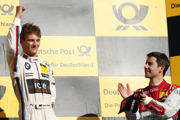 Motorsports DTM 10. race Hockenheim 23 Meister Marco Wittmann (GER, BMW Team RMG, BMW M4 DTM), 1 Mike Rockenfeller (GER, Audi Team Phoenix, Audi RS 5 DTM), xJTx