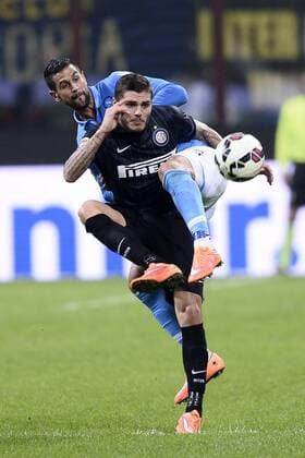 Serie A, Inter Mailand - SSC Neapel Mauro Icardi-Miguel Britos 