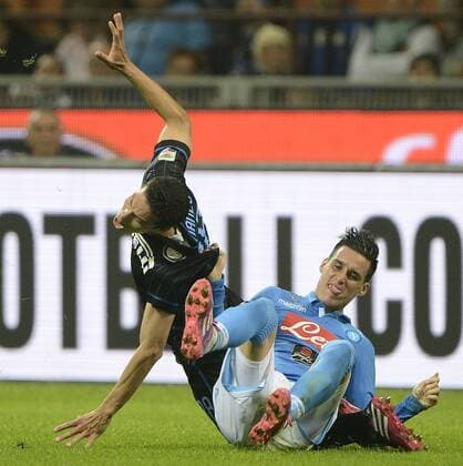 Hernanes Inter, Jose Callejon Napoli Serie A, Inter Mailand - SSC Neapel giuseppexceleste