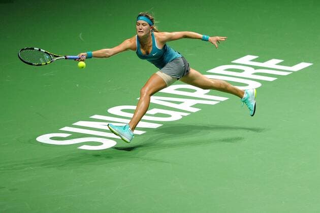 Eugenie Bouchard (CAN) TENNIS : Masters - Singapour - WTA Tennis Damen - 22 10 2014 Tennismag Panoramic 