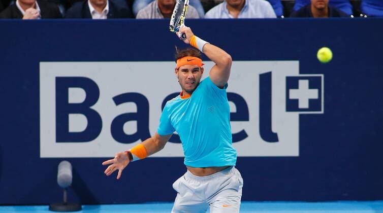 22.10.2014 St Jakobshalle Basel ,SCHWEIZ, Tennis Swiss Indoors Basel Rafael Nadal (ESP) 