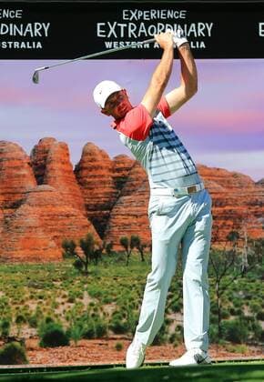 22.10.2014. Perth, Western Australia. CHARL SCHWARTZEL in action from the 2014 ISPS Handa Perth International Pro Am being played at Lake Karrinyup Country Club, Perth Western Australia. xSMPxIMAGESx  ActionPlus11570292