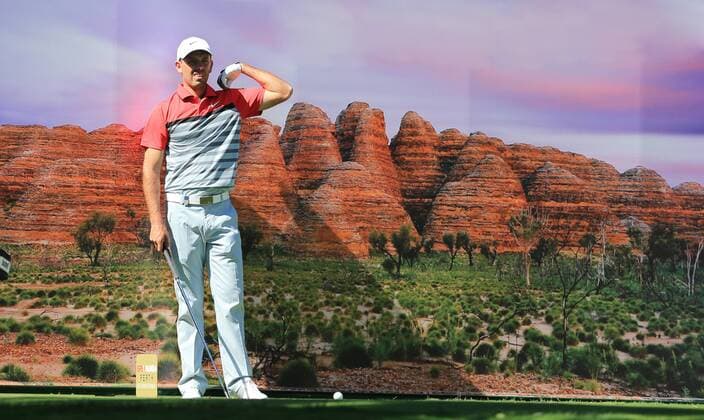 22.10.2014. Perth, Western Australia. CHARL SCHWARTZEL in action from the 2014 ISPS Handa Perth International Pro Am being played at Lake Karrinyup Country Club, Perth Western Australia. xSMPxIMAGESx  ActionPlus11570291