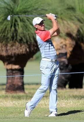 22.10.2014. Perth, Western Australia. CHARL SCHWARTZEL in action from the 2014 ISPS Handa Perth International Pro Am being played at Lake Karrinyup Country Club, Perth Western Australia. xSMPxIMAGESx  ActionPlus11570308