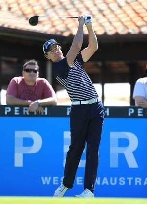 22.10.2014. Perth, Western Australia. BRETT RUMFORD in action from the 2014 ISPS Handa Perth International Pro Am being played at Lake Karrinyup Country Club, Perth Western Australia. xSMPxIMAGESx  ActionPlus11570309