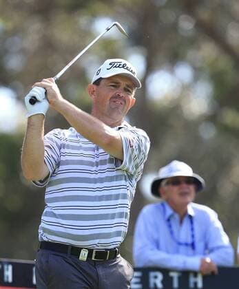 22.10.2014. Perth, Western Australia. GREG CHALMERS in action from the 2014 ISPS Handa Perth International Pro Am being played at Lake Karrinyup Country Club, Perth Western Australia. xSMPxIMAGESx  ActionPlus11570315