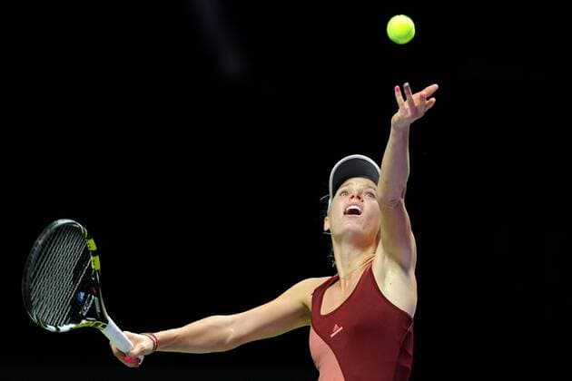 Caroline Wozniacki (DEN) TENNIS : Masters - Singapour - WTA Tennis Damen - 23 10 2014 Tennismag Panoramic 