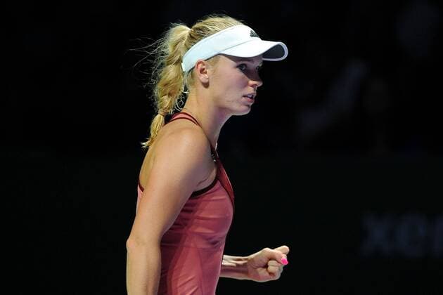 Caroline Wozniacki (DEN) TENNIS : Masters - Singapour - WTA Tennis Damen - 23 10 2014 Tennismag Panoramic 