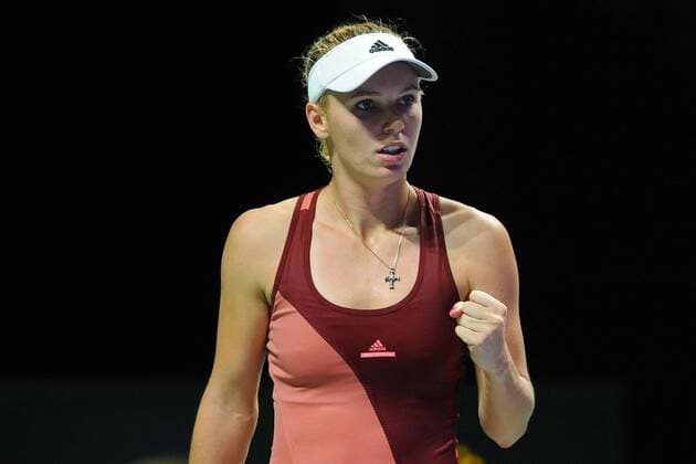 Caroline Wozniacki (DEN) TENNIS : Masters - Singapour - WTA Tennis Damen - 23 10 2014 Tennismag Panoramic 