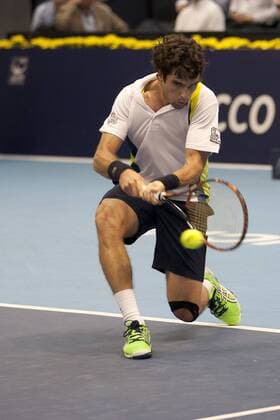 Valencia, 23.10.2014 - Pablo Andujar during his match at the Valencia Open 500. 