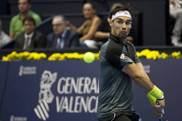 Valencia, 23.10.2014 - Andy Murray during his match at the Valencia Open 500. 