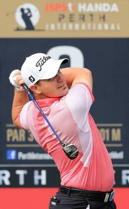 24.10.2014. Perth, Western Australia. GARETH MAYBIN (NIR) in action during the 2014 ISPS Handa Perth International being played at Lake Karrinyup Country Club, Perth Western Australia. xsmpximagesx  ActionPlus20608717