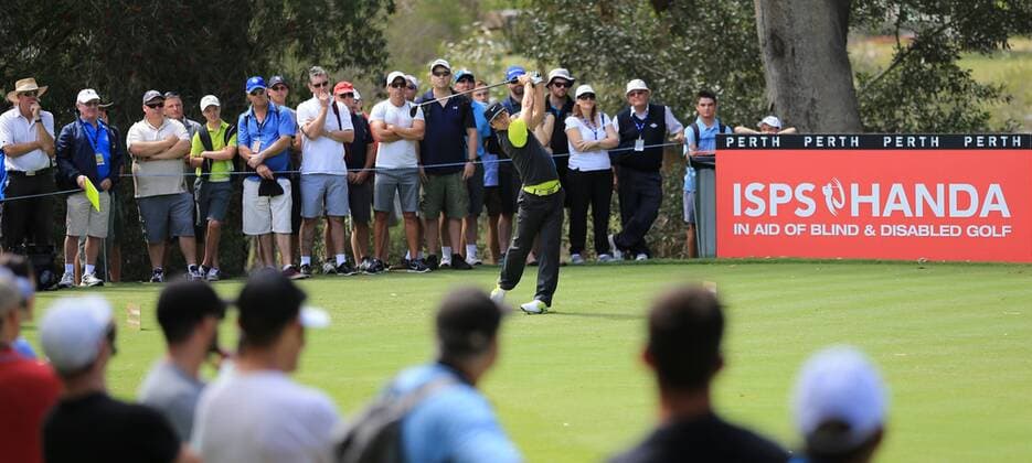 24.10.2014. Perth, Western Australia. THORBJORN OLESEN (DEN) in action during the 2014 ISPS Handa Perth International being played at Lake Karrinyup Country Club, Perth Western Australia. xsmpximagesx  ActionPlus20608873