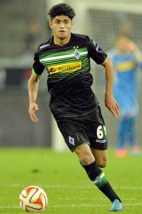 Borussia Mönchengladbach vs. Apollon Limassol --- Fussball --- Europa League --- 23.10.2014 Mahmoud Dahoud (Mönchengladbach), Freisteller, Einzelbild, Aktion