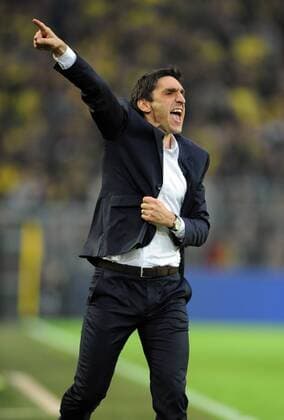 Borussia Dortmund - Hannover 96 25.10.2014. Trainer Tayfun Korkut (Han 96). HM