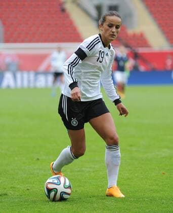 25.10.2014, xfux, Fussball Testspiel, Deutschland - Frankreich, v.l. Fatmire Alushi (Deutschland DFB) FREISTELLER