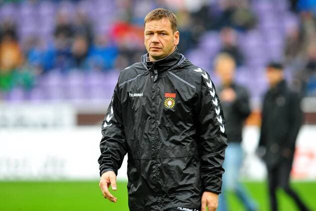 25-10-2014 pmk MV141969 Fussball Herren 3.Liga Saison 2014 2015 SG Sonnenhof Grossaspach Georg KOCH -Torwart-Trainer- Grossaspach
