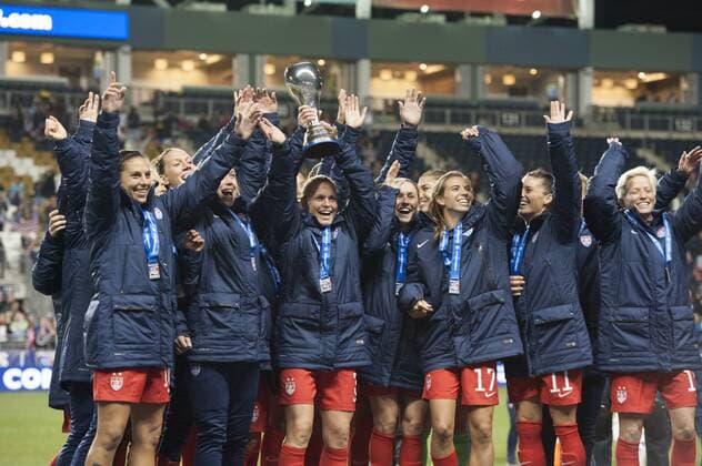 Oct. 26, 2014 - Chester, Pennsylvania, U.S - USA Women National Soccer Team celebrates after winning the CONCACAF 2014 Championship CONCACAF 2014 USA Vs Costa Rica - ZUMArf1_