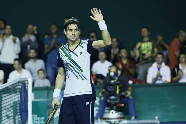 BNP Paribas Masters 2014, David Ferrer celebrates victory 