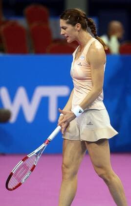 28.10.2014 Sofia(Bulgaria) Garanti Koza WTA Tennis Damen Tournament of Champions women s tennis Andrea Petkovic Germany :Stringer 