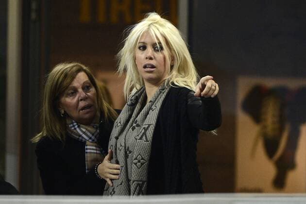 Wanda Nara, girlfriend of Mauro Icardi Serie A 2014 2015 Inter Mailand - Sampdoria Genua giuseppexceleste