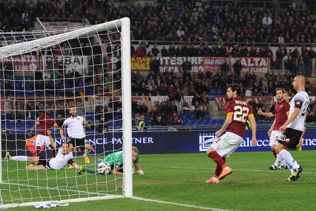 29 10 2014 - Serie A AS Rom - AC Cesena Mattia Destro 