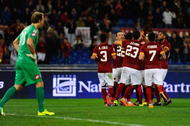 Serie A, AS Rom xHOCHxZWEIx xItalyxPhotoxPressx 