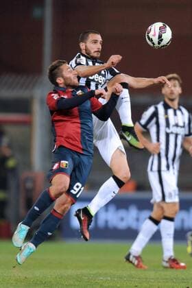 Serie A, CFC FC Genua 1893 - Juventus Turin ANDREA BERTOLACCI, LEONARDO BONUCCI xHOCHxZWEIx xItalyxPhotoxPressx 
