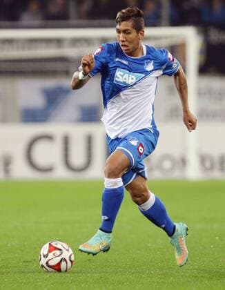 Sinsheim , Fußball DFB Pokal TSG Hoffenheim vs. FSV Frankfurt , Roberto Firmino ( Hoffenheim )