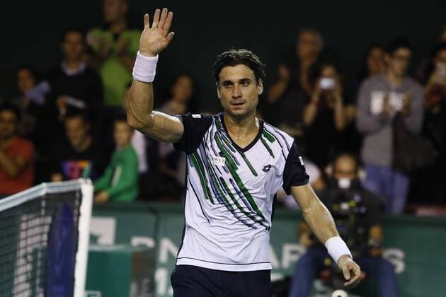 BNP Paribas Masters 2014, David Ferrer celebrates victory 
