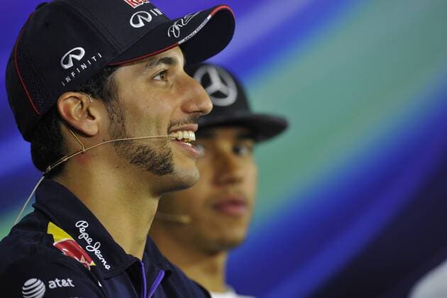 Motorsports: FIA Formula One World Championship 2014, Grand Prix of United States, 3 Daniel Ricciardo (AUS, Infiniti Red Bull Racing), xHOCHxZWEIx