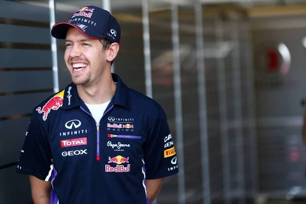 30.10.2014 - Sebastian Vettel (GER) Red Bull Racing RB10 United States Grand Prix, Austin 30 October - 2 November 2014 