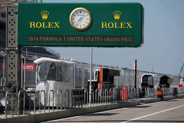 Motorsports: FIA Formula One World Championship 2014, Grand Prix of United States, Circuit of The Americas, general view, pit lane, Boxengasse xHOCHxZWEIx