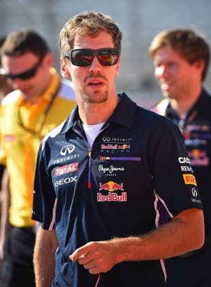 30.10.2014, xekx, Motorsport, Formel 1 Grosser Preis der USA in Austin, v.l. Sebastian Vettel (GER) (Red Bull-Renault).