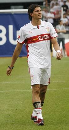 Fußball Bundesliga VFB Stuttgart-VFL Wolfsburg 4:1 Mario Gomez VFB 4 Tore. 9.5.2009
