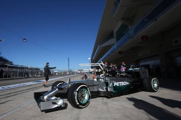 Motorsports: FIA Formula One World Championship 2014, Grand Prix of United States, 44 Lewis Hamilton (GBR, Mercedes AMG Petronas F1 Team), xHOCHxZWEIx
