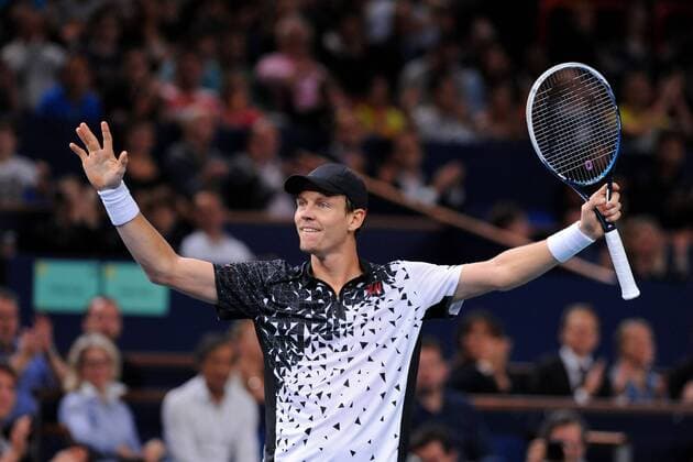 Tomas Berdych (CZE) TENNIS : BNP Paribas Masters - Paris - ATP Tennis Herren - 31 10 2014 TennismagxPanoramic 