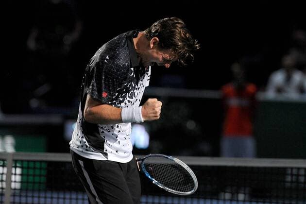 Tomas Berdych (CZE) TENNIS : BNP Paribas Masters - Paris - ATP Tennis Herren - 31 10 2014 TennismagxPanoramic 
