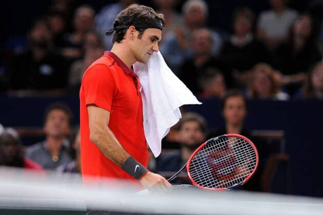 Roger Federer (SUI) TENNIS : BNP Paribas Masters - Paris - ATP Tennis Herren - 31 10 2014 TennismagxPanoramic 