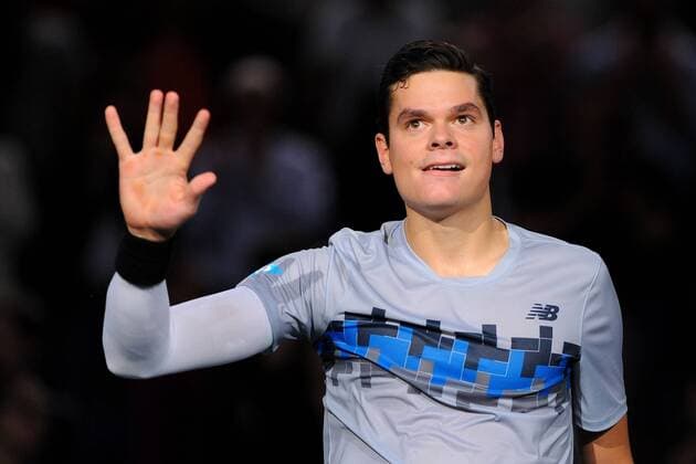 Milos Raonic (CAN) TENNIS : BNP Paribas Masters - Paris - ATP Tennis Herren - 31 10 2014 TennismagxPanoramic 