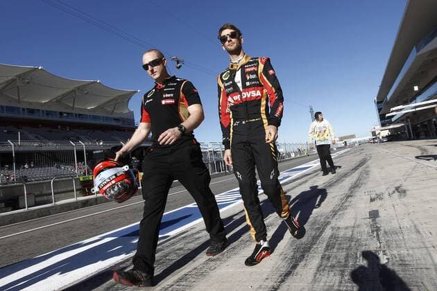 Motorsports: FIA Formula One World Championship 2014, Grand Prix of United States, 8 Romain Grosjean (FRA, Lotus F1 Team), xHOCHxZWEIx