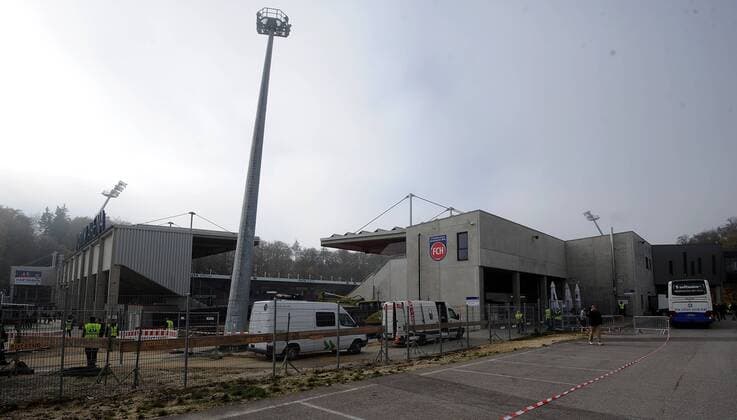 01.11.2014, xfux, Fussball 2.Bundesliga, 1.FC Heidenheim -v.l. Ansicht von der Voith Arena