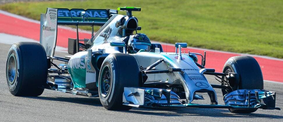 FORMULA 1 - United States GP, qualifying AUSTIN,TEXAS,USA,01.NOV.14 - MOTORSPORT, FORMULA 1 - Grand Prix of the USA, Circuit of The Americas, qualifying. Image shows Nico Rosberg (GER Mercedes GP). 