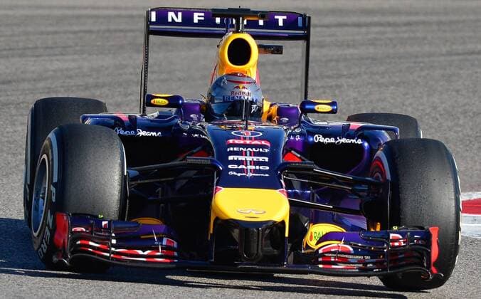 FORMULA 1 - United States GP, qualifying AUSTIN,TEXAS,USA,01.NOV.14 - MOTORSPORT, FORMULA 1 - Grand Prix of the USA, Circuit of The Americas, qualifying. Image shows Sebastian Vettel (GER Infiniti Red Bull Racing). 