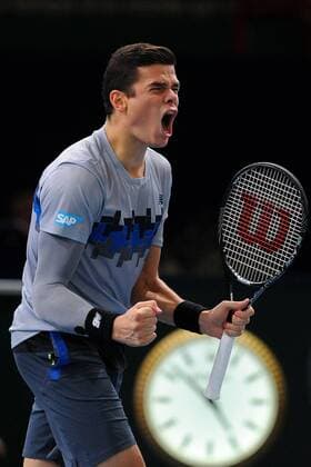 Milos Raonic (CAN) TENNIS : BNP Paribas Masters - Paris - ATP Tennis Herren - 01 11 2014 Tennismag 